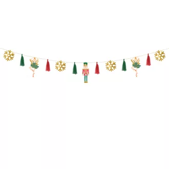 PartyDeco Papírfüzér Diótörő 2m