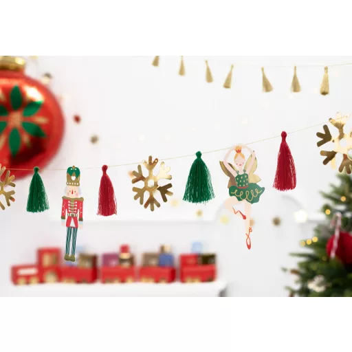 PartyDeco Papírfüzér Diótörő 2m