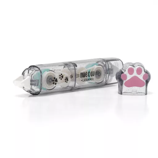 Legami Meow Cica cicamancs formájú kétvégű ragasztószalag roller 2x3 m