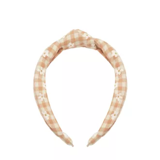 Rockahula Kids Daisy Gingham csomós hajpánt