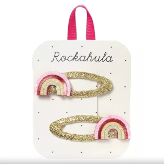 Rockahula Kids Hajcsat szett - Szivárványos, 2 db-os