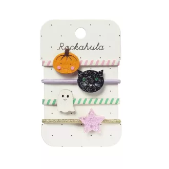   Rockahula Kids Hajgumi szett - Cuki rémisztő Halloween, 4 db-os