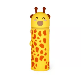 Legami Kawaii Zsiráf 2 az 1-ben puha szilikon hengertolltartó és asztali ceruzatartó