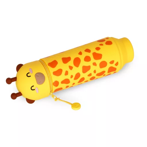 Legami Kawaii Zsiráf 2 az 1-ben puha szilikon hengertolltartó és asztali ceruzatartó