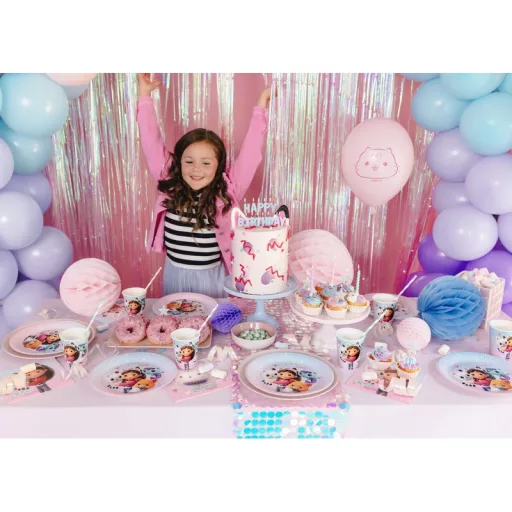 PartyDeco Papírpohár Gabby Babaháza - Cicás 6 db