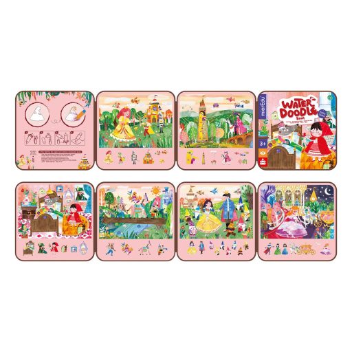 MierEdu Vízzel festő fejlesztő könyv, Kedvenc meséim 