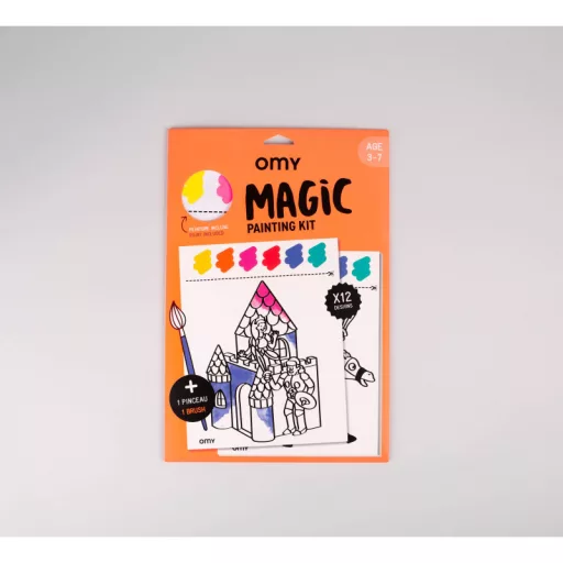 OMY Magic Mágikus vízzel színező akvarell festőkészlet ecsettel 12 db
