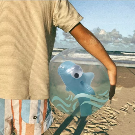 Sunnylife 3D felfújható Strandlabda cápás