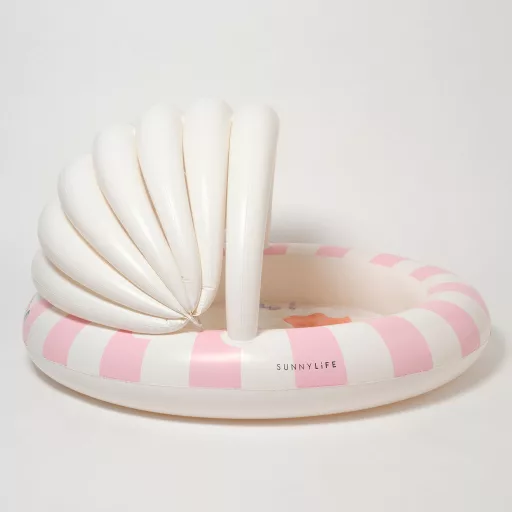 Sunnylife Cotton Candy Cherry cseresznyemintás felfújható baba pancsoló medence napernyővel