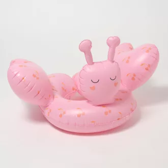 Sunnylife Cotton Candy Cherry cseresznyemintás pillangó formájú hátul nyitott gyerek úszógumi