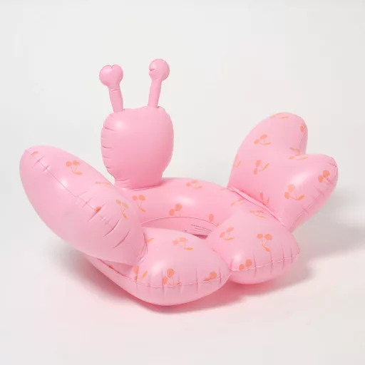 Sunnylife Cotton Candy Cherry cseresznyemintás pillangó formájú hátul nyitott gyerek úszógumi