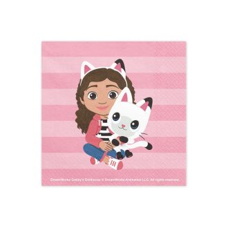 PartyDeco Szalvéták Gabby Babaháza 20 db