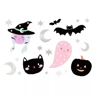 Halloweeni gyerek lemosható tetoválás szett 20 különböző mintával