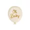 PartyDeco pasztell babaváró baby shower papírtányér szett