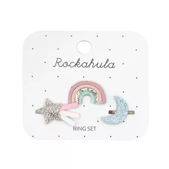 Rockahula Kids Gyűrű szett - Shimmer Rainbow
